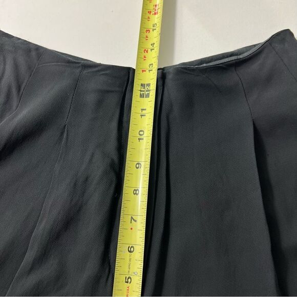 3.1 Phillip Lim Trousers Pants Women’s 8 Black Crepe Cropped Pleated Tapered. - Picture 8 of 9